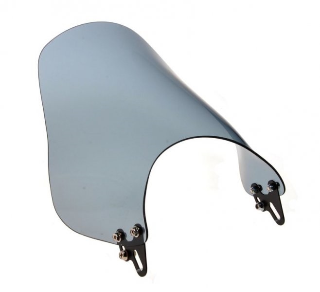 Univerzální plexi naked bike - kouřové